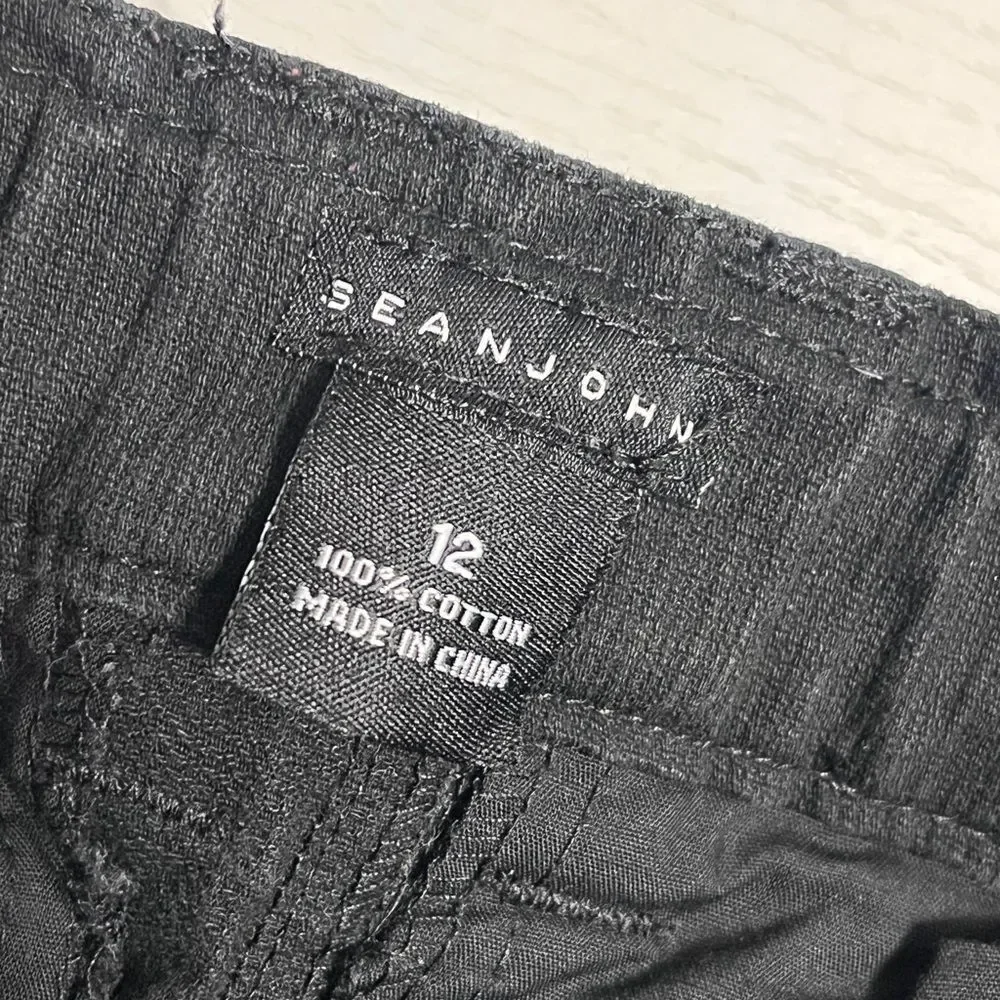 Sean John Boys Black Pants Sz 12